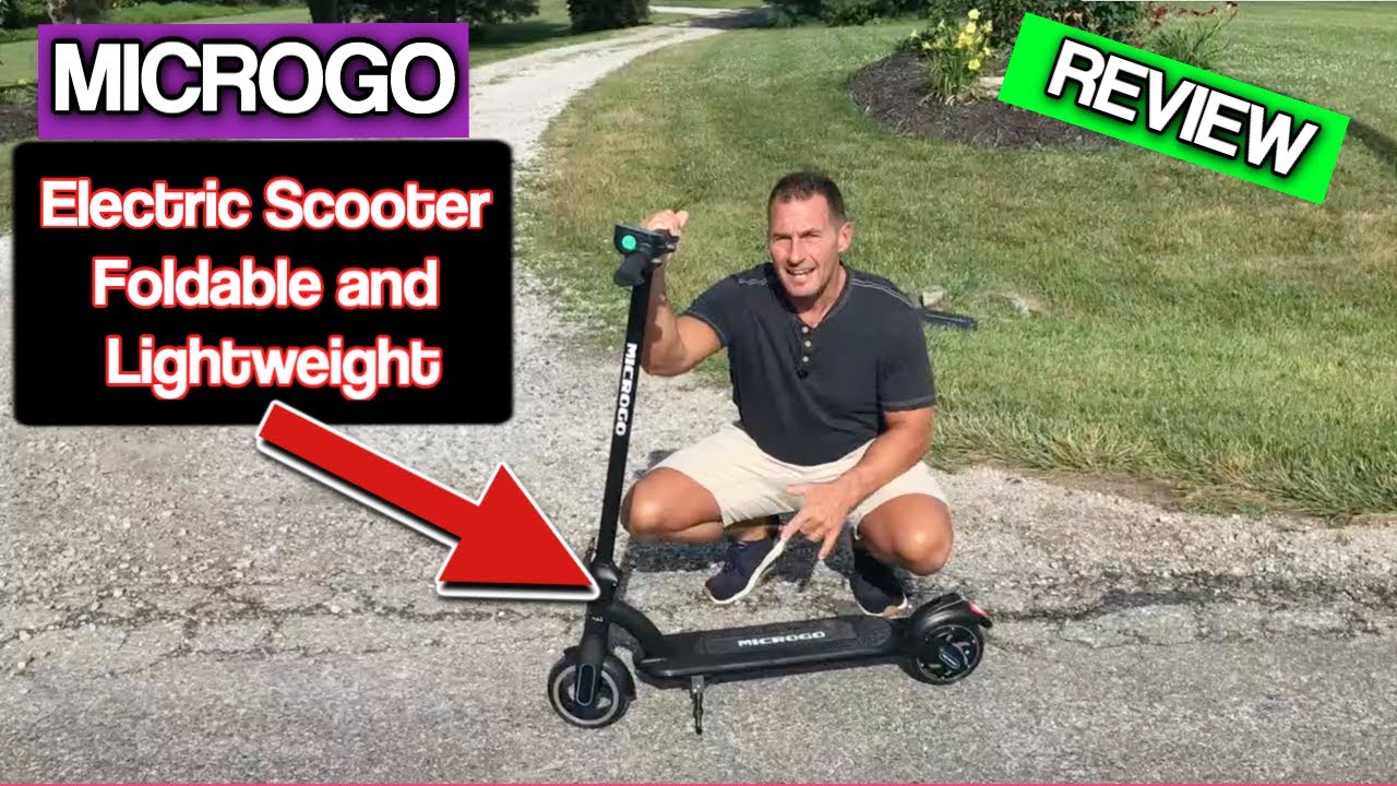MICROGO Electric Scooter,Foldable and Lightweight Electric Scooter,13MPH,13Miles Range ,250W Motor
