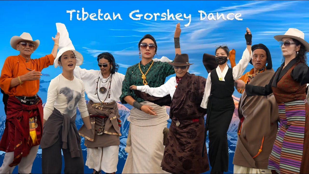 Authentic Lhasa Tibetan Gorshey Dance under Potala Palace | 4K – Joyful Tibetan Culture