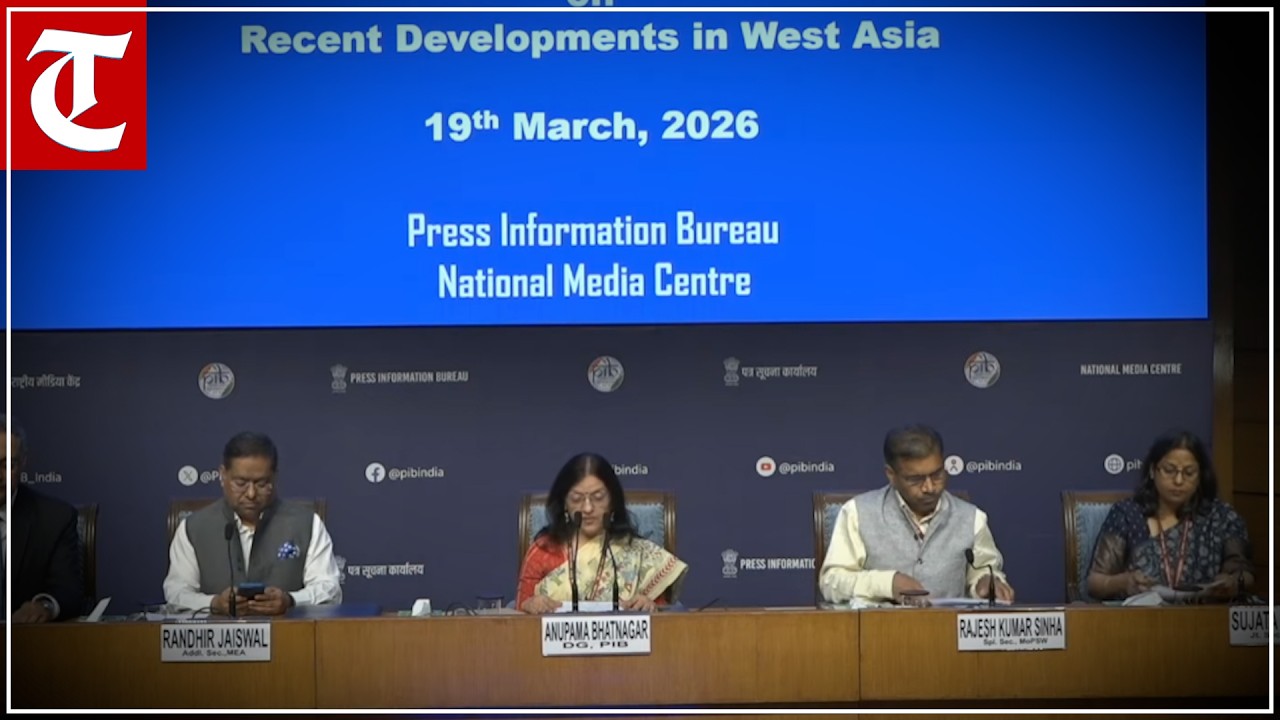 LIVE | Inter-Ministerial Briefing on Recent Developments in West Asia