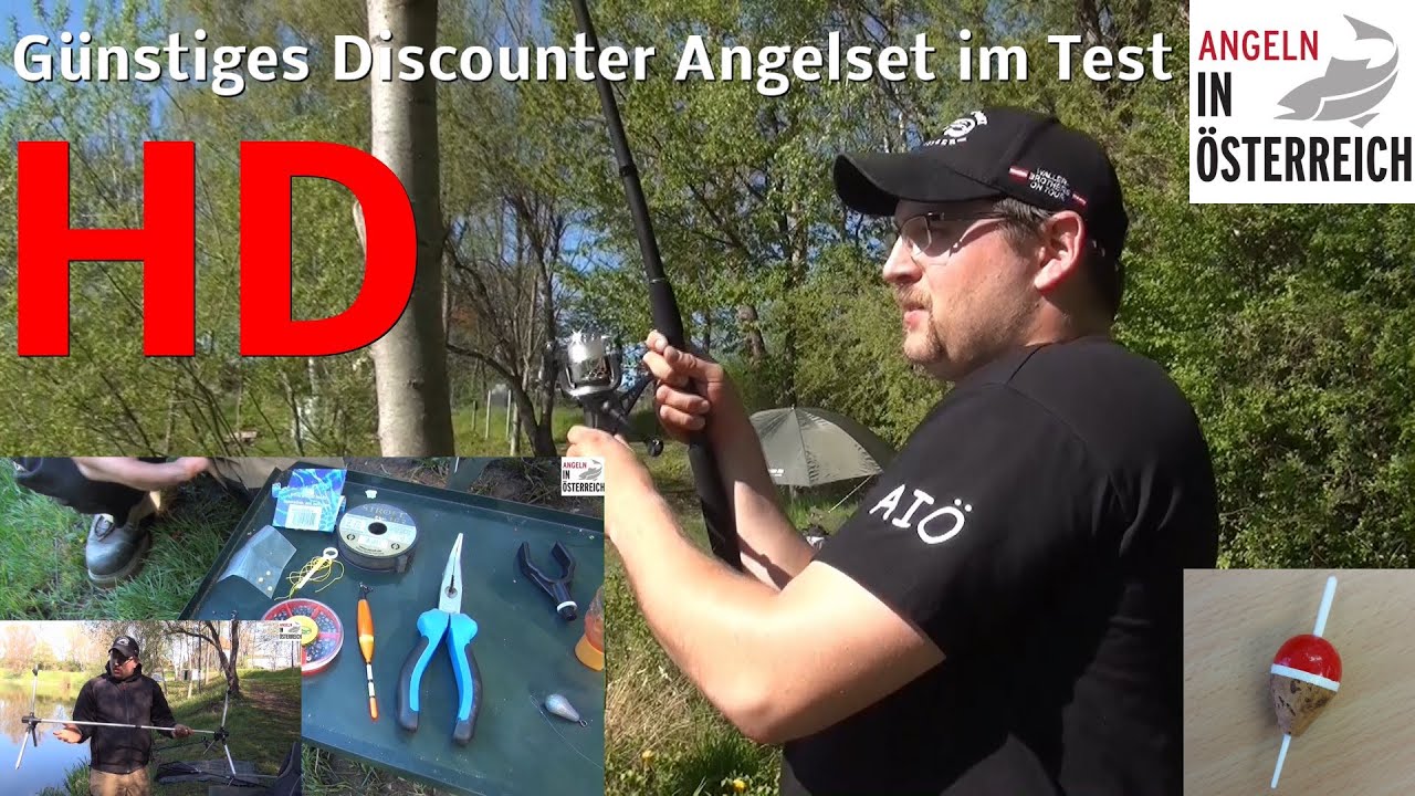 Günstiges Angelset und Rodpod vom Discounter im Test / FULL HD