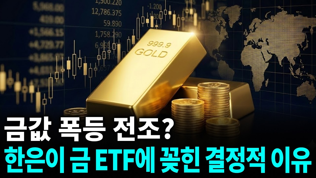 금값 폭등 전조? 한은이 금 ETF에 꽂힌 결정적 이유 | 금가격분석 | 한국금값