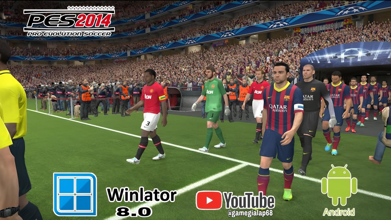 PES 2014 PRO EVOLUTION SOCCE ANDROID WINLATOR 8.0