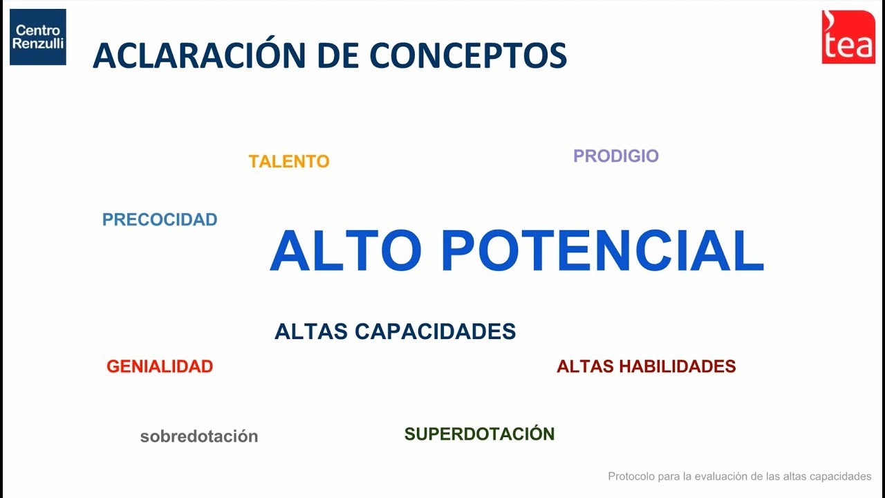 Protocolo para la evaluación de Altas Capacidades