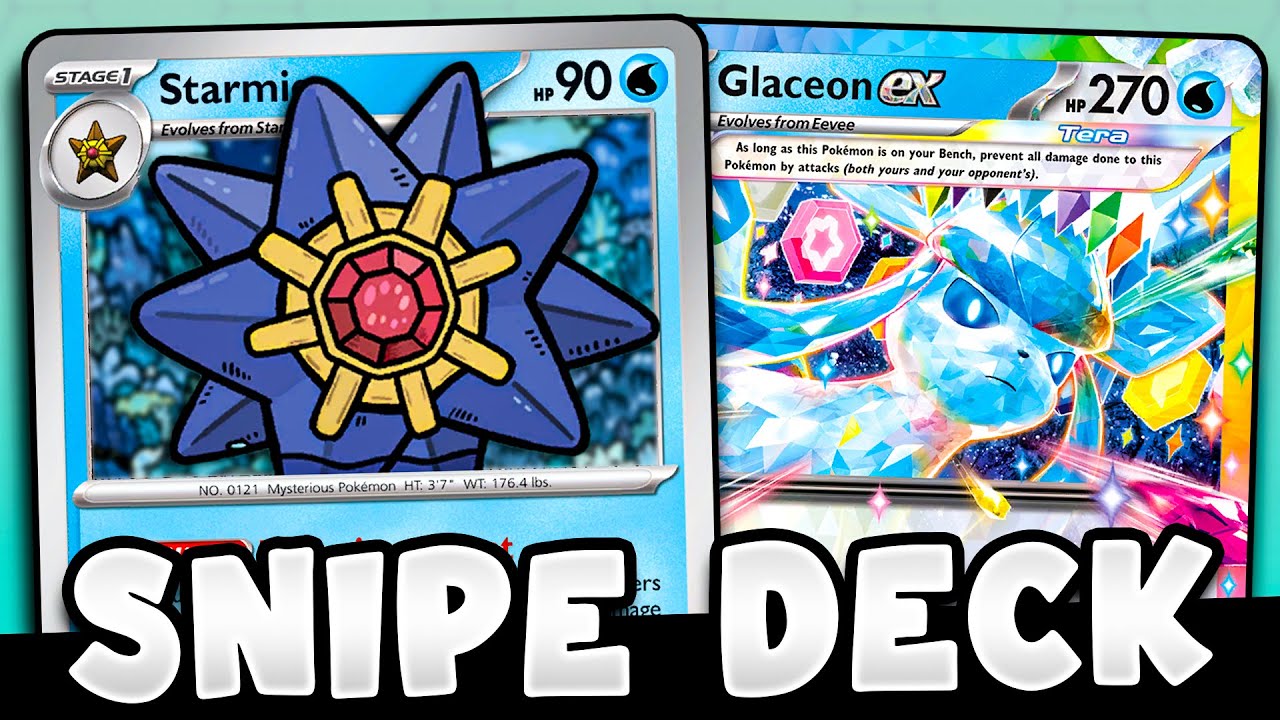 Starmie is PERFECT in This Glaceon ex Deck!