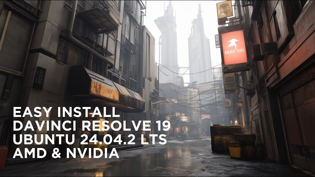 Easy Install of DaVinci Resolve 19/20 on Ubuntu 24.04 (With NVIDIA & AMD Driver Setup)