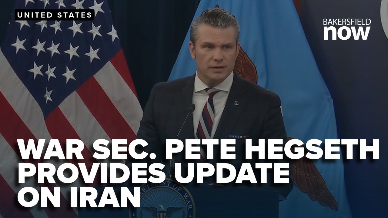 Defense Secretary Pete Hegseth and Gen. Dan Caine provide Iran update