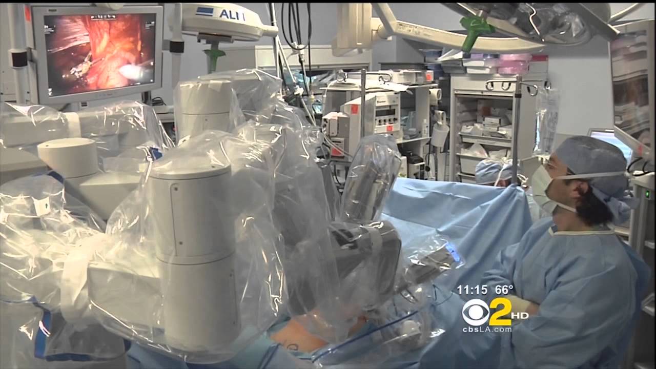 Dr Daniel Marcus performs robotic hernia surgery on LA Kings Coach Darryl Sutter