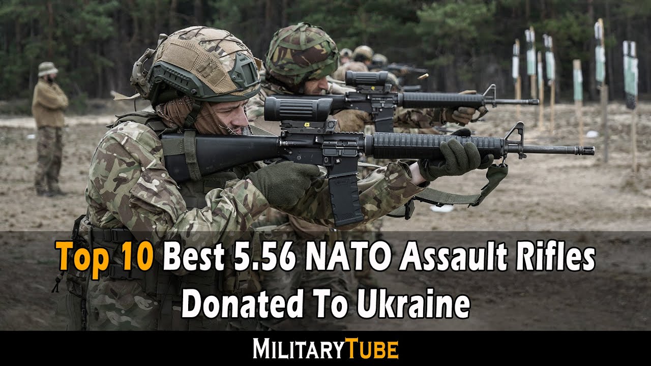 10 лучших штурмовых винтовок НАТО калибра 5,56, переданных Украине: полный список!