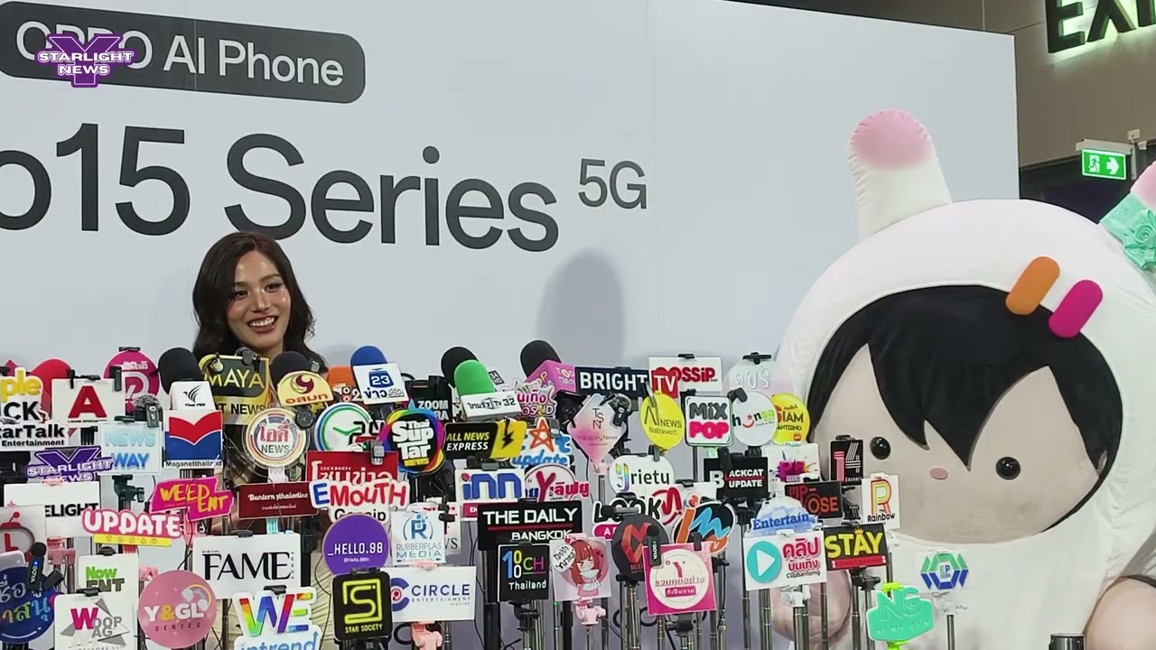 Бонни Паттарапхат на презентации серии OPPO Reno15 5G.
