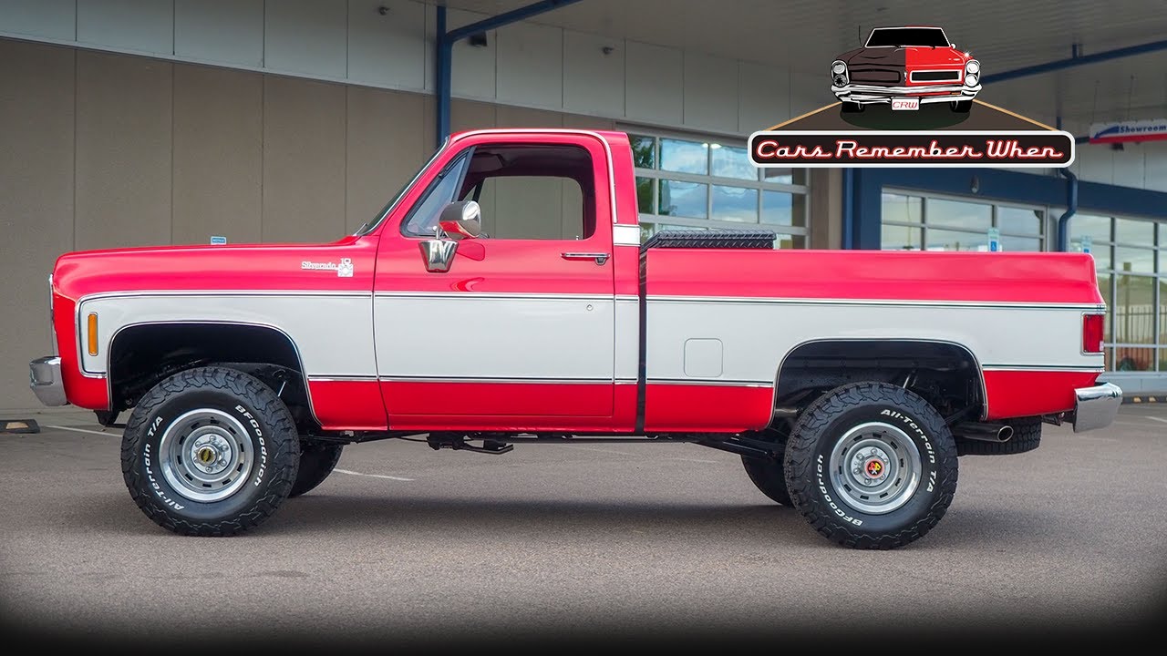 Square Body K10 Short bed pickup truck 4x4 1982 Chevy Classic Trucks