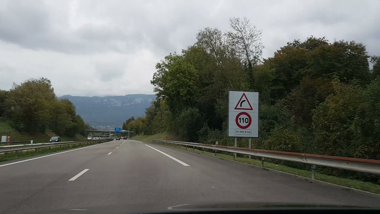 Autoroute de Lyon Grenoble a Valence en passant par Voiron A48
