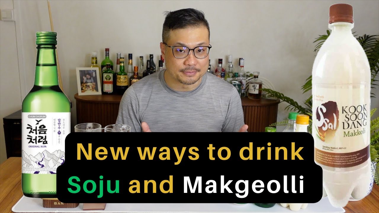 Как создавать коктейли из соджу и макгеолли!
