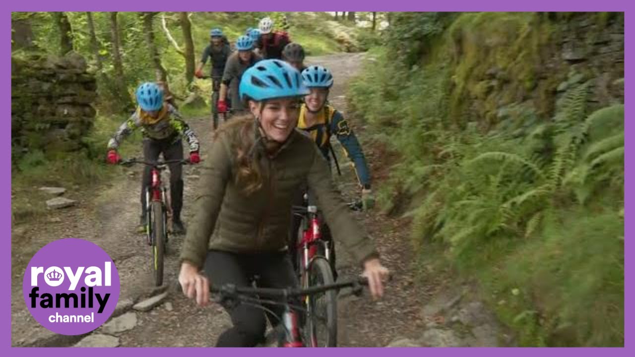 Kate Middleton Gets On Her Bike With the Cadets