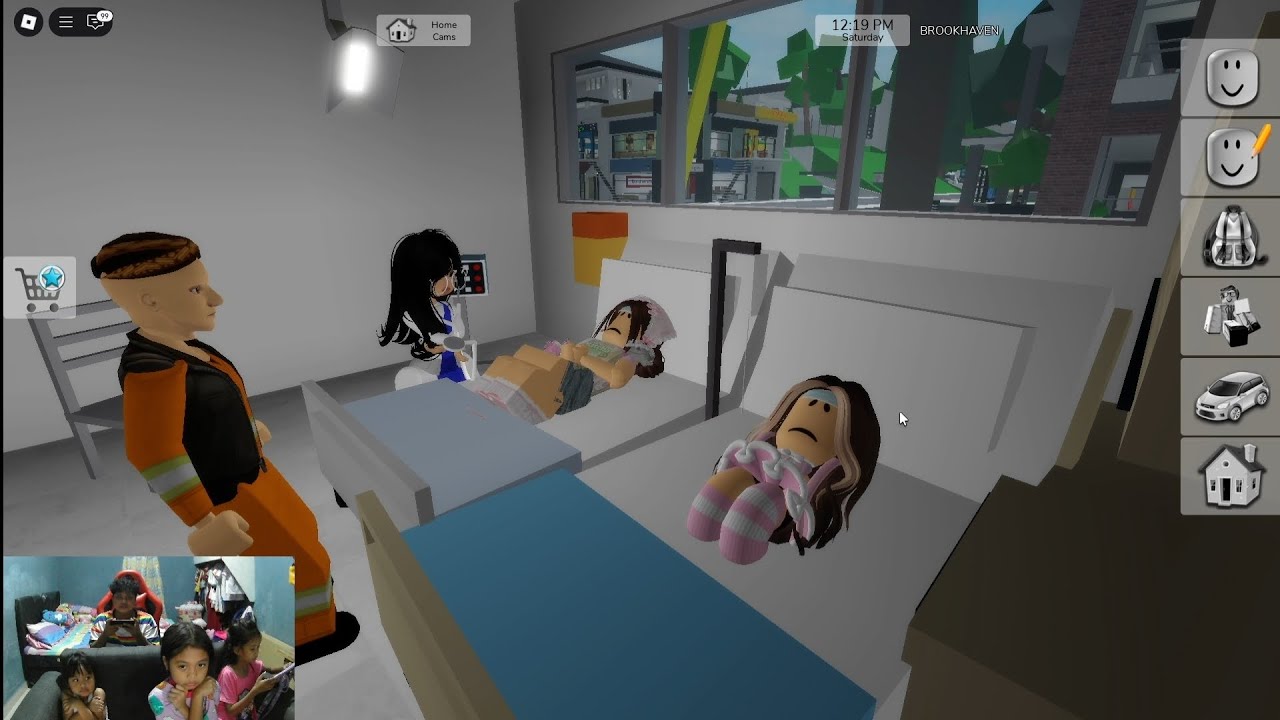 Drama Roblox Papa Panik Melody & Aluna sakit 😢