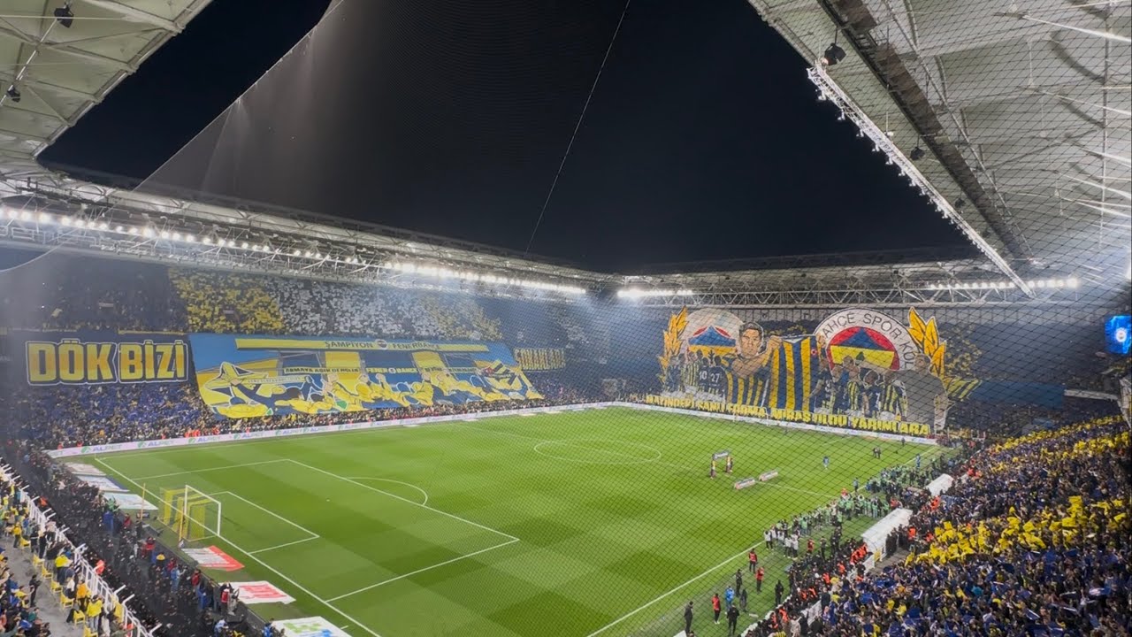 Fenerbahçemiz - Galatasaray Koreografi Tribün Çekimi | GFB TV