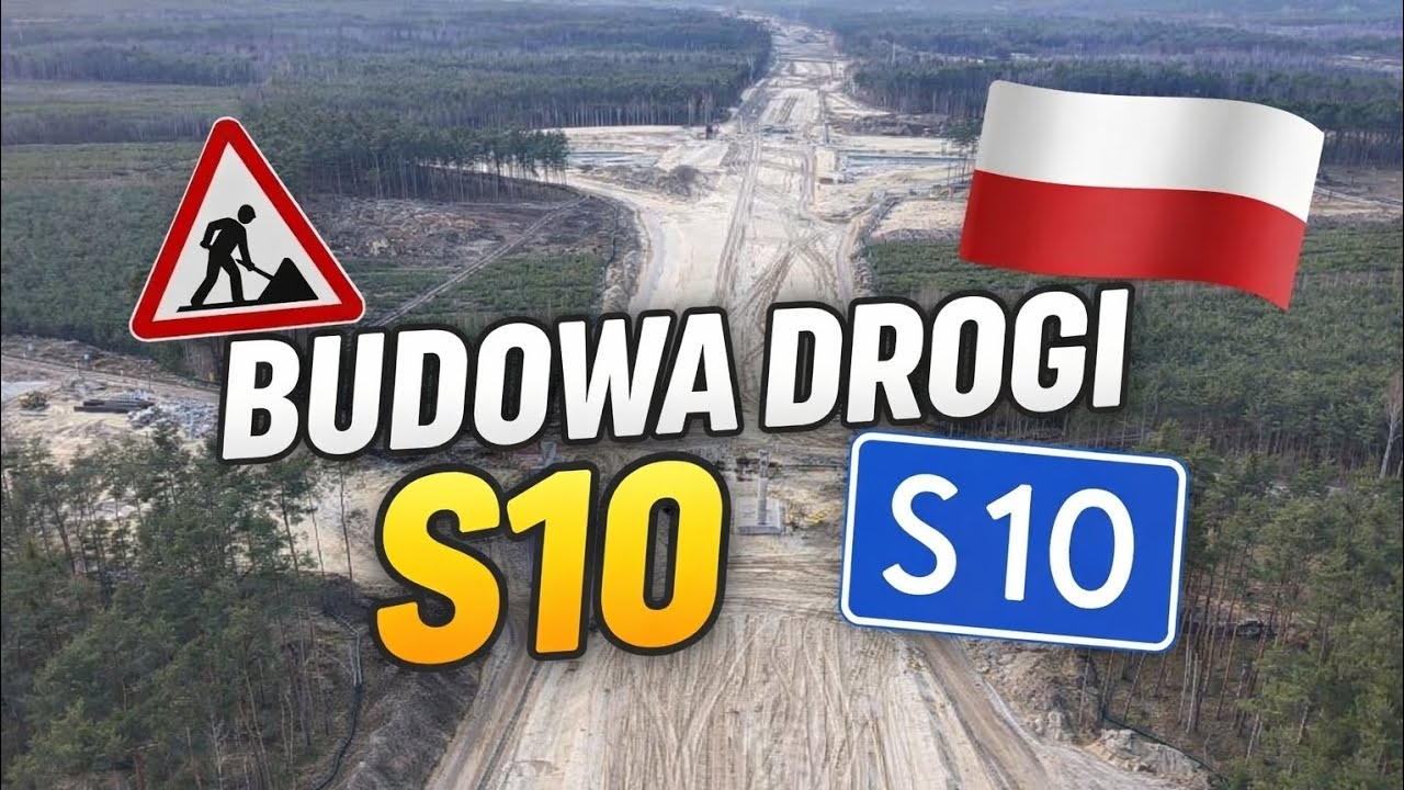 BUDOWA DROGI S10 / ODCINEK RUDY/ MAKOWISKA 