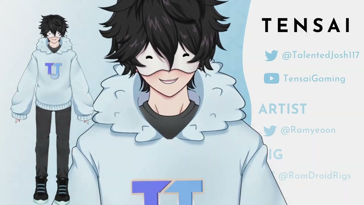 Masked Vtuber Rigging Showcase « Tensai »