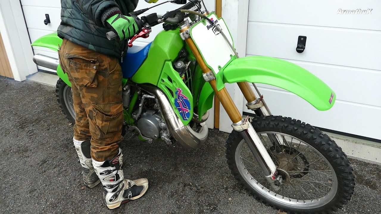Kawasaki KX500cc 2-Stroke 1990 'Sweet Beast' FMF Gnarly Coldstart Soundcheck & Testing | Raw Sound