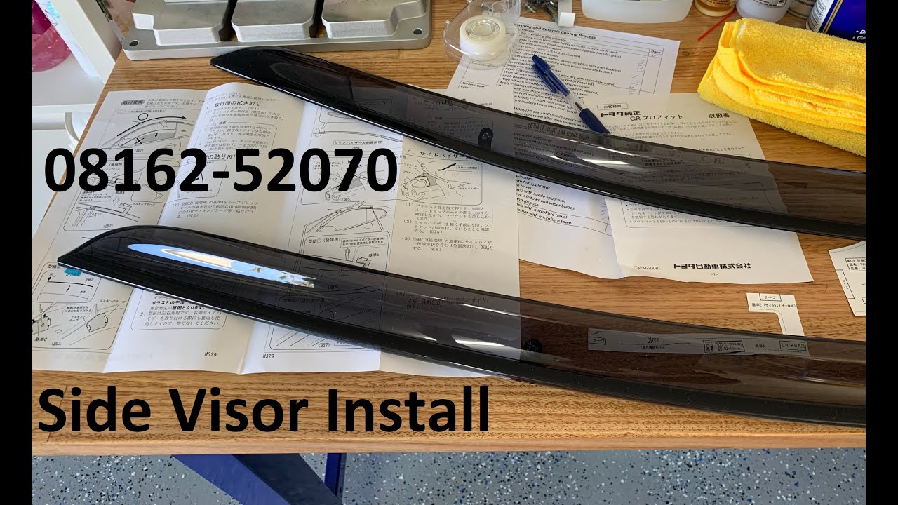 GR Yaris - Side Visor Installation