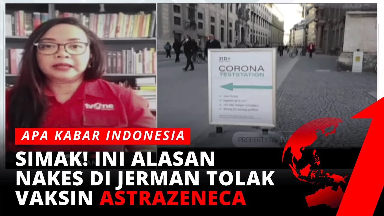 Tenaga Kesehatan Jerman Ramai-ramai Menolak Vaksin Astrazeneca, Kenapa? | AKI Malam tvOne