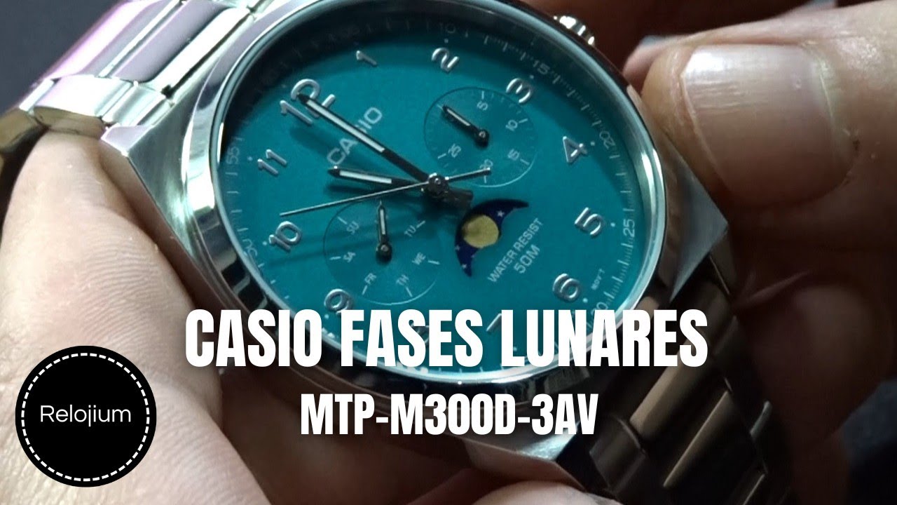 Casio y su moonphases de 100 d&oacute;lares / MTP-M300D Fases lunares