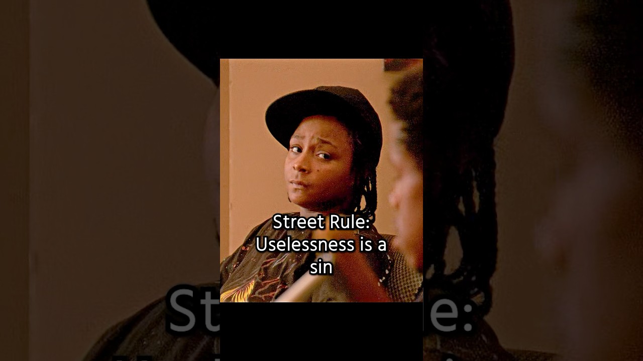 Street Rule: Uselessness is a sin#shortvideo #shorts #thewire #drama