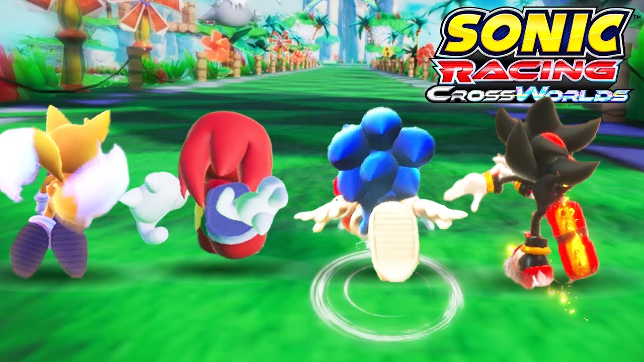 Sonic Characters Racing on Foot!