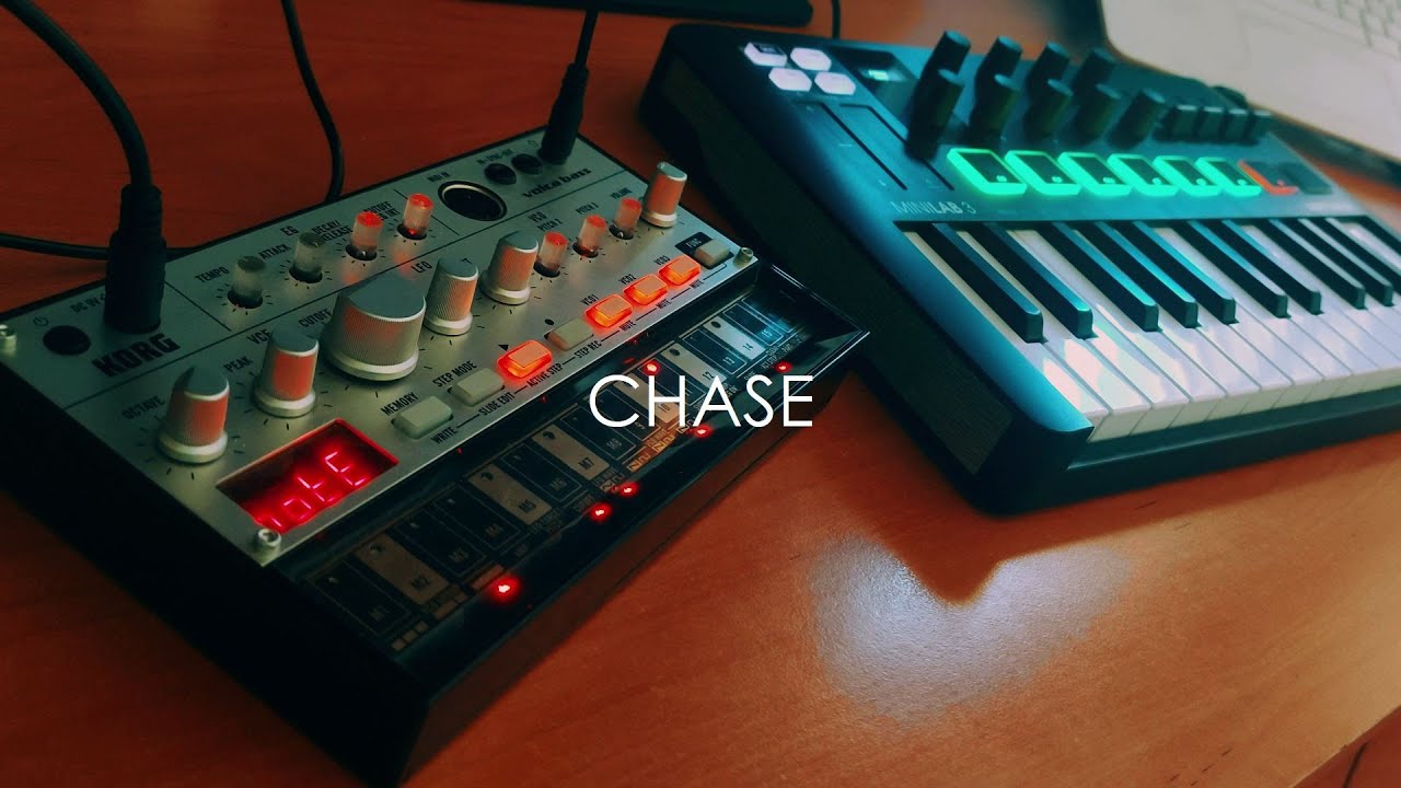 Giorgio Moroder - Chase | Minilab 3 + Volca Bass Jam