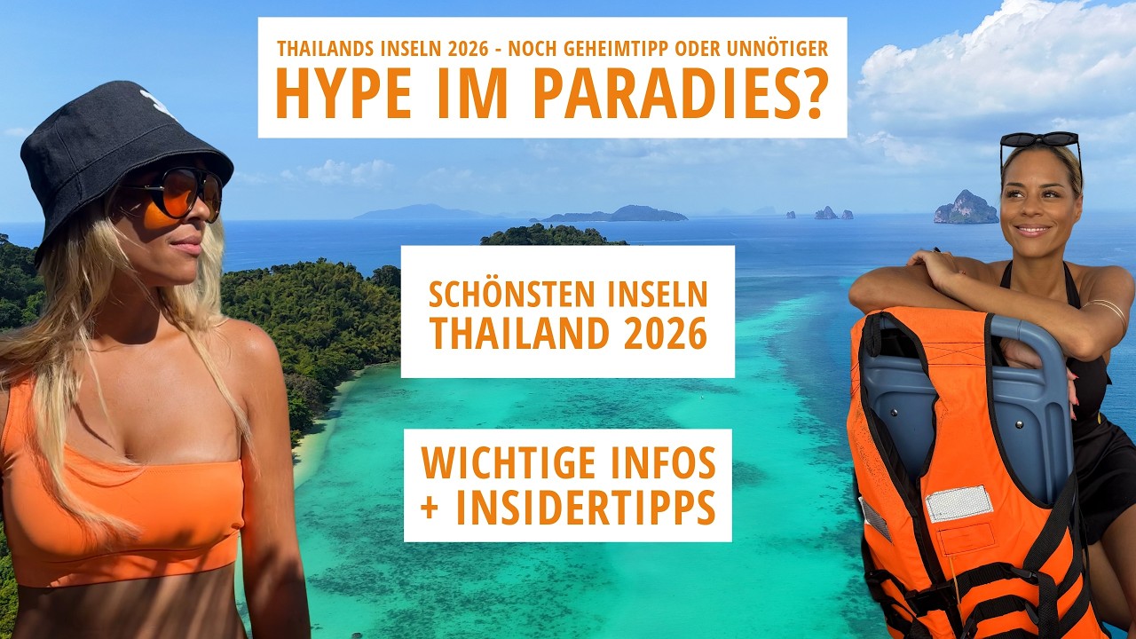Schönsten Inseln Thailand 2026 - 🌴 Meine Lieblingsinseln 🇹🇭 | Traumstrände,Geheimtipps&Ausflugstipps