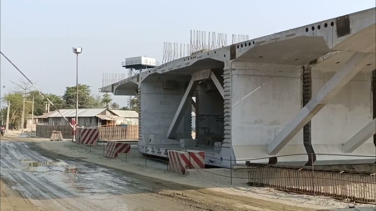 ধুবুৰী-ফুলবাৰী ব্ৰীজৰ UpdateDhuburi-Phulbari Bridge Update#zubeendath #reelschallenge