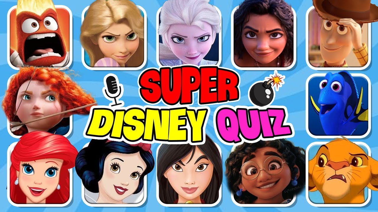 ¿Adivina QUIÉN CANTA Y BAILA? Adivina 350 PERSONAJES DE DISNEY Por SÚPER DISNEY Quiz | NT Quiz