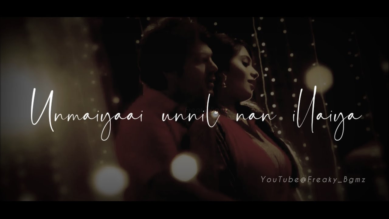 Innum enna azhage | Arya | Yuvan | Tamil love songs WhatsApp status video | Freaky Bgmz❣️