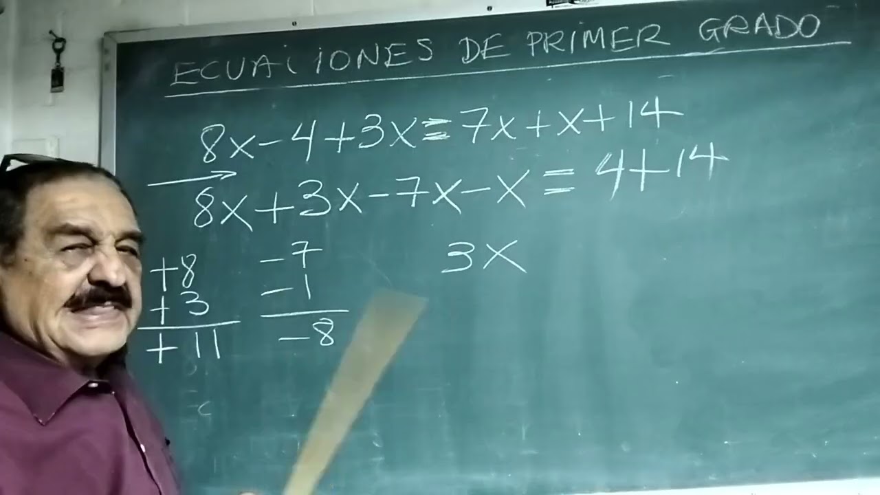 ECUACIONES DE PRIMER GRADO.