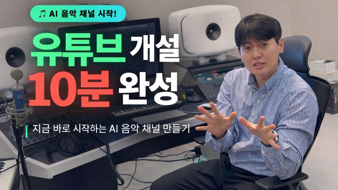 AI 음악 채널 시작하는 법 초보자도 가능! | Suno 유튜브 세팅 1편