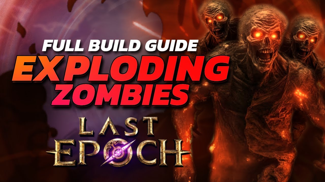 SUPER STRONG Exploding Zombie Build! - Last Epoch Necromancer Build Guide