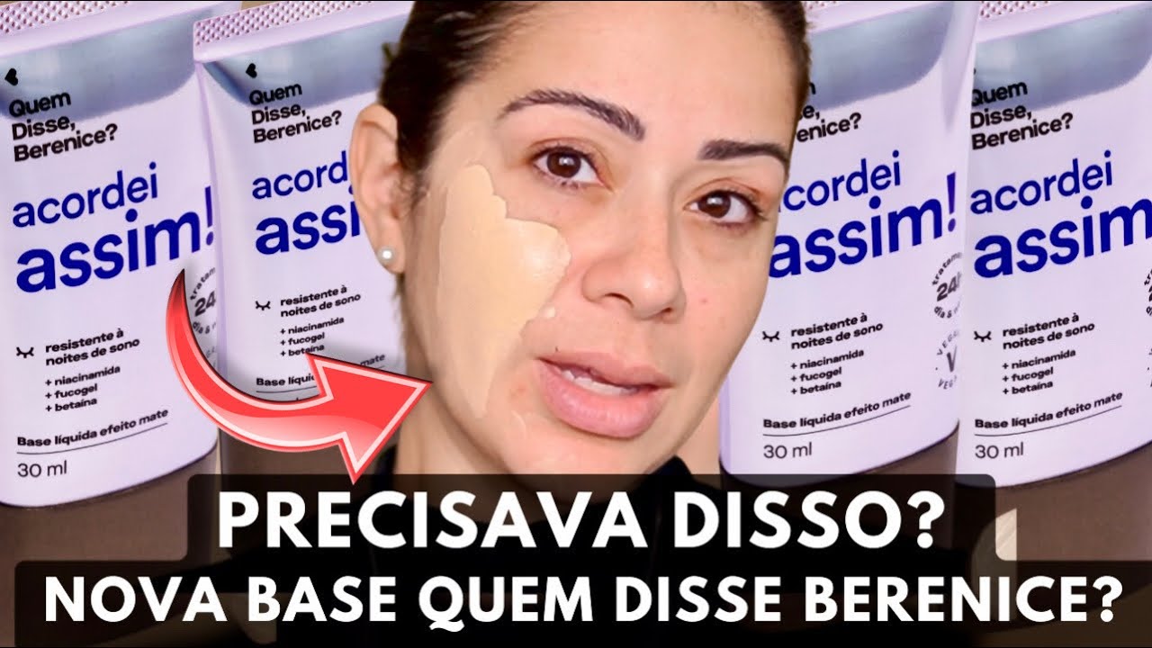 TESTEI A NOVA BASE ACORDEI ASSIM da QUEM DISSE BERENICE ? Que promessa e essa ? O que esperar ?
