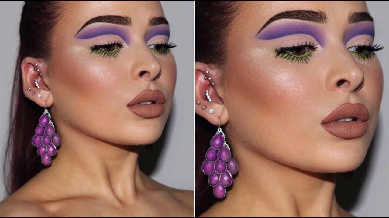 Purple Cut Crease Makeup Tutorial