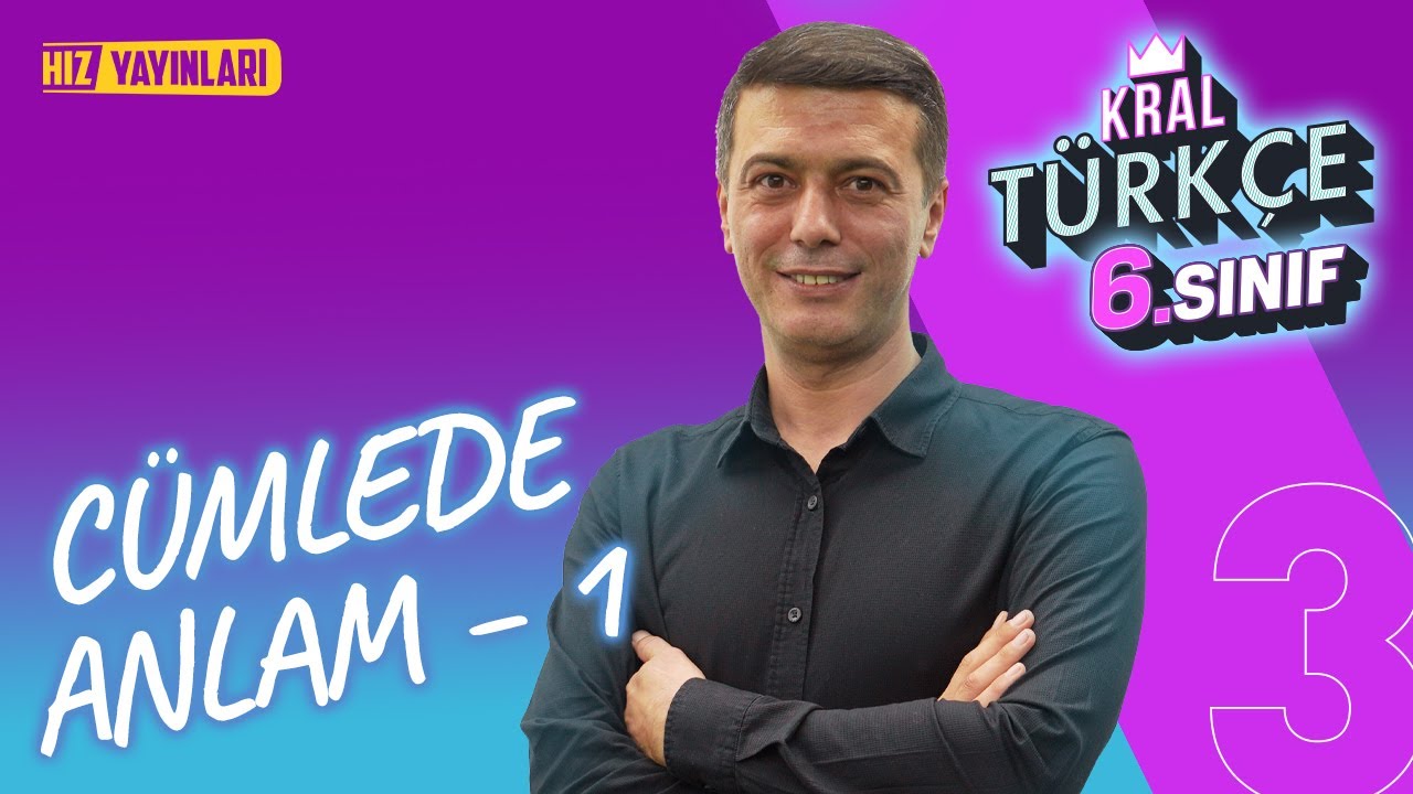 6. Sınıf Türkçe | Cümlede Anlam 1 - 2025 - 2026