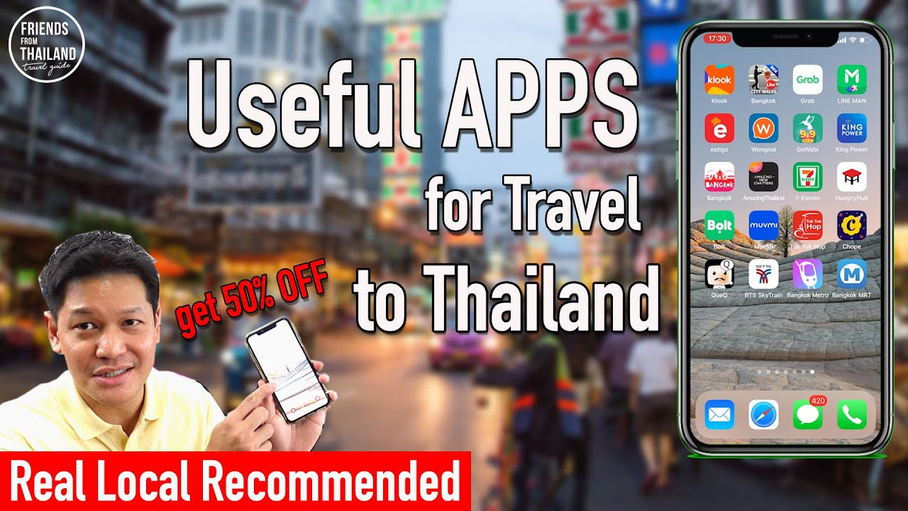 Travel to Thailand Apps for Tourists and Expats; You MUST have in your📱