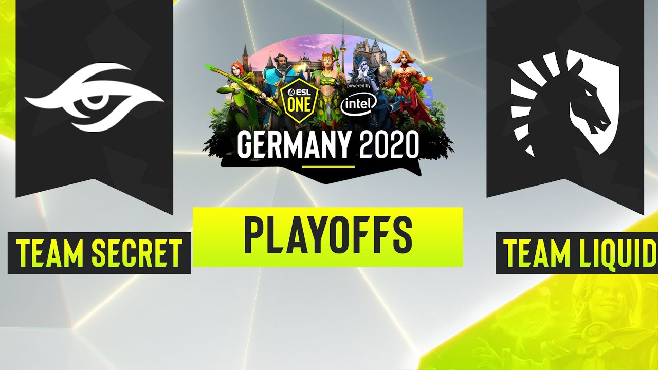 Dota2 - Team Liquid vs Team Secret - Game 1 - ESL One Germany 2020 - Playoffs