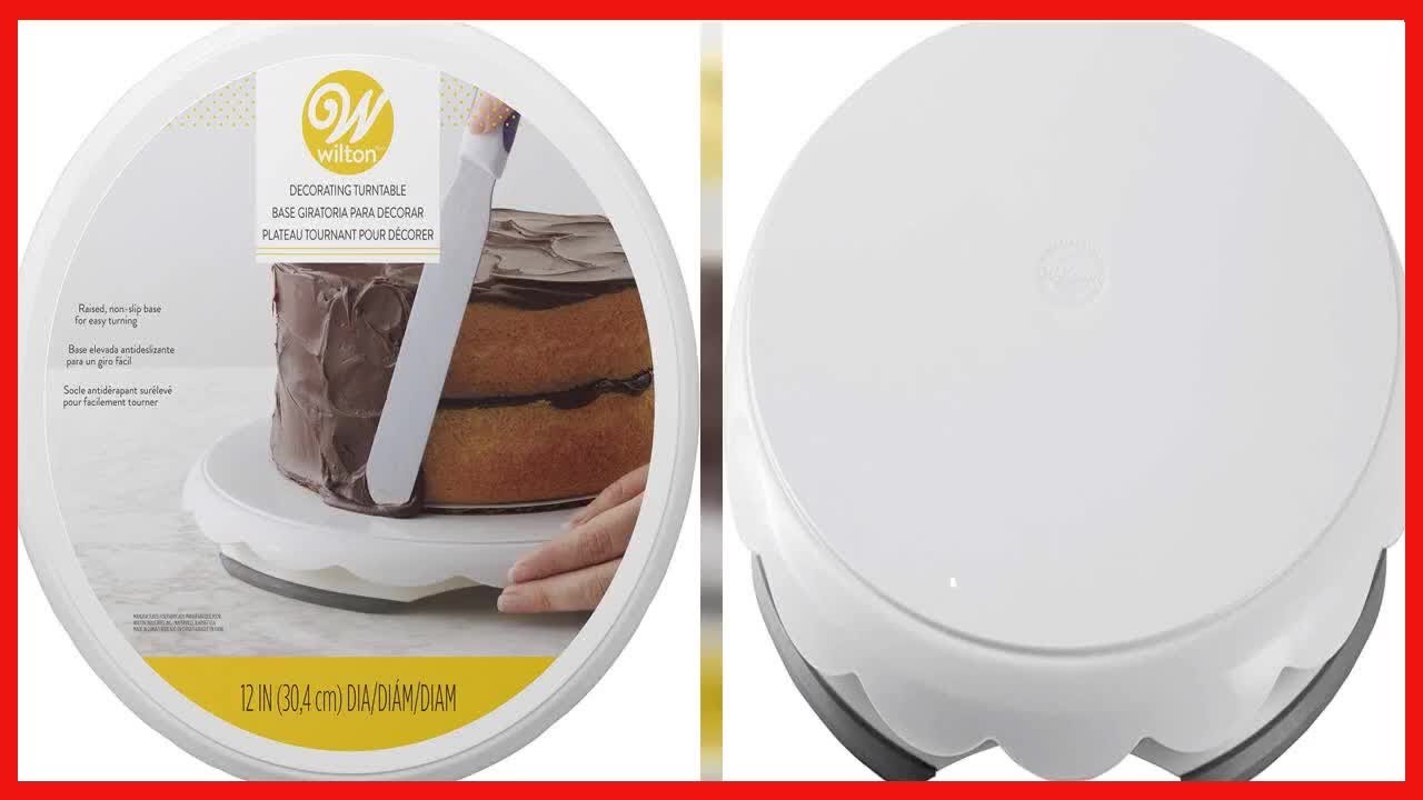 Great product -  Wilton Cake Decorating Turntable, White, 30.48 x 30.48 x 3.3 cm