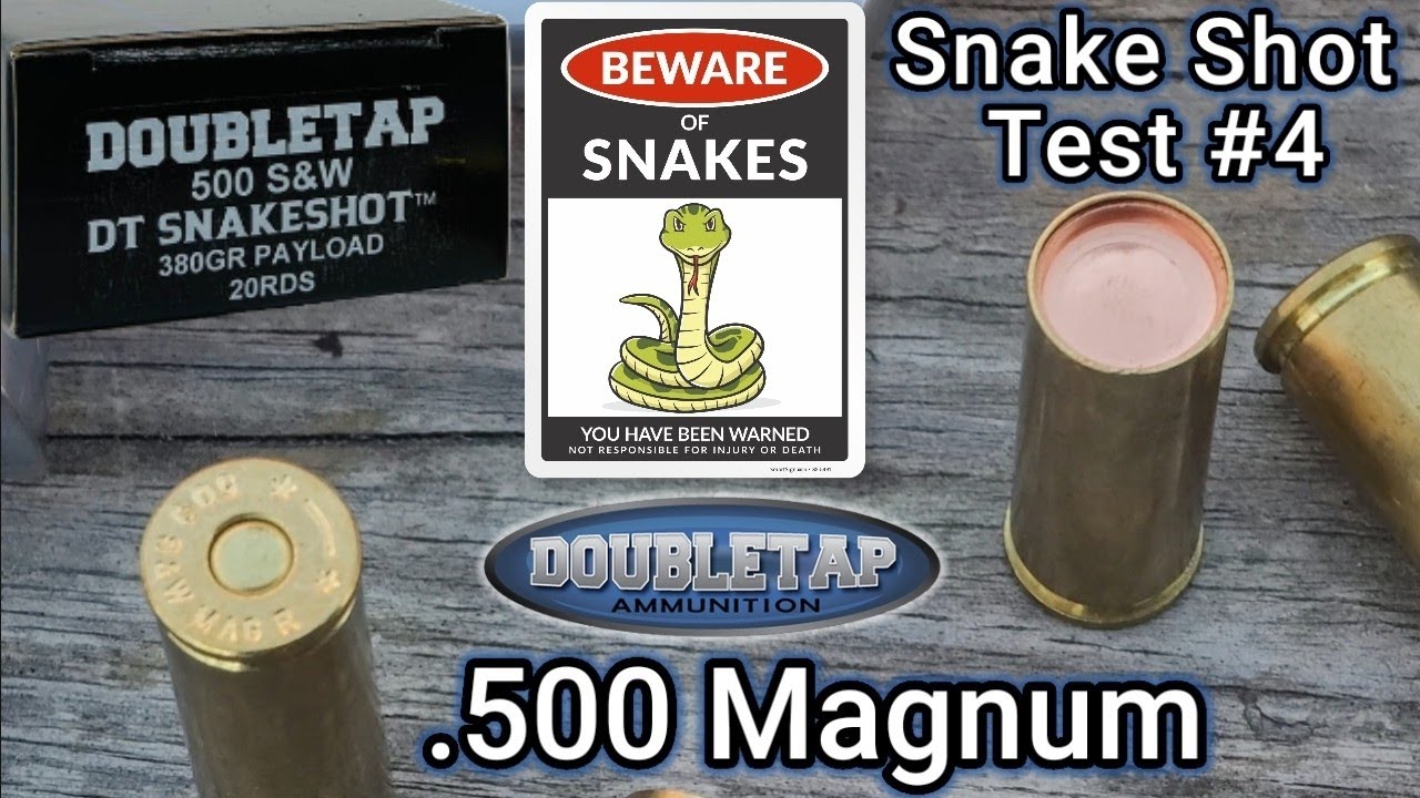 DoubleTap Snake Shot .500 Magnum (Тест Snake Shot №4)