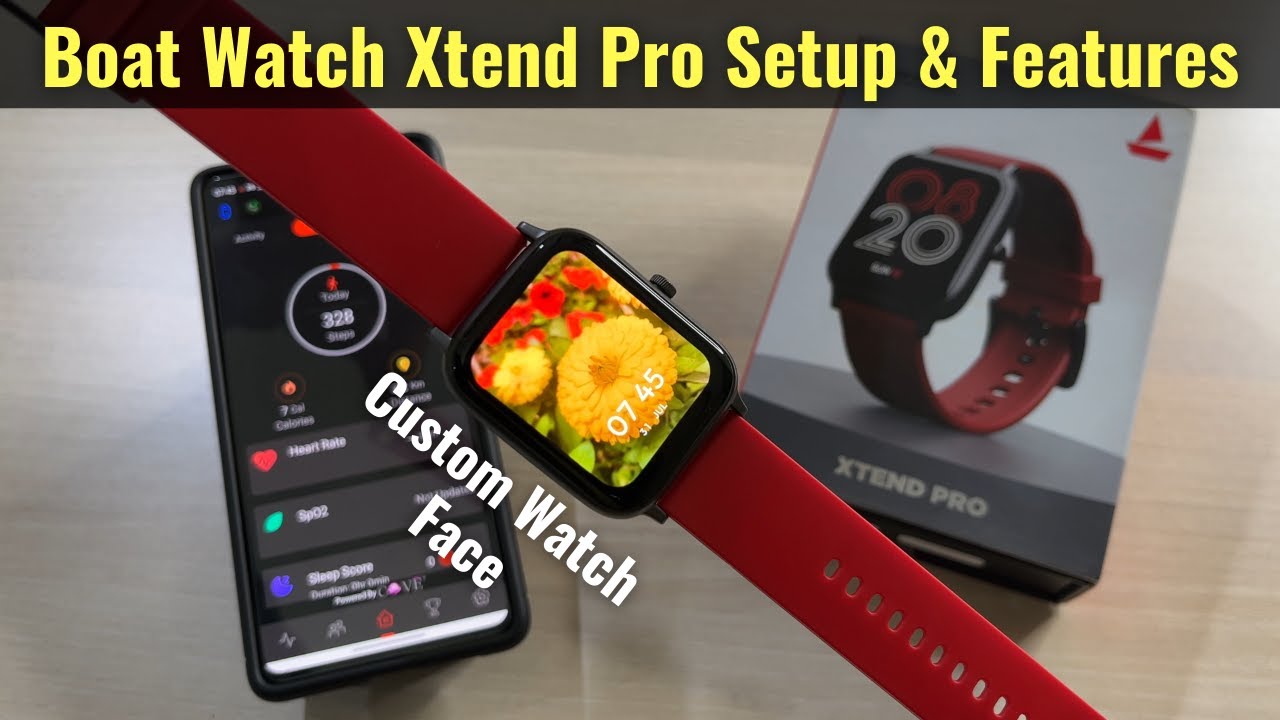 Boat Watch Xtend Pro Features - How to Setup & Connect with Phone | Custom Watch Face & Settings