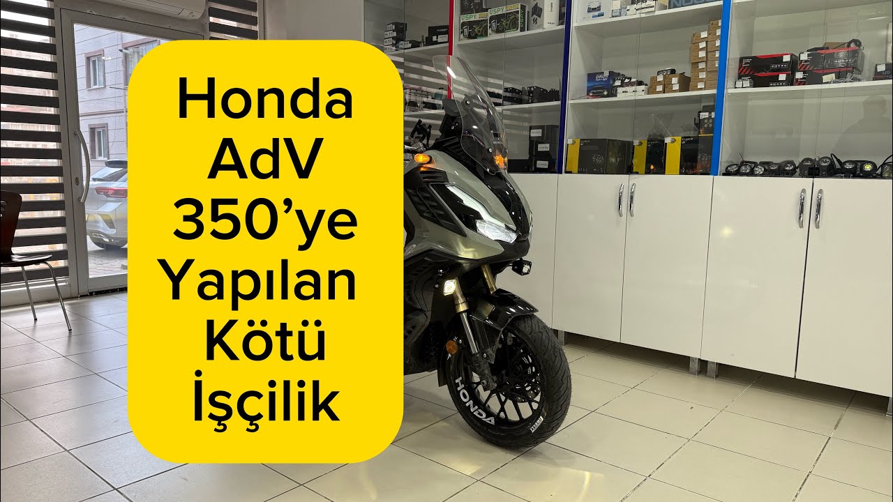 2024 Honda ADV Yapılan kötü İşçilik