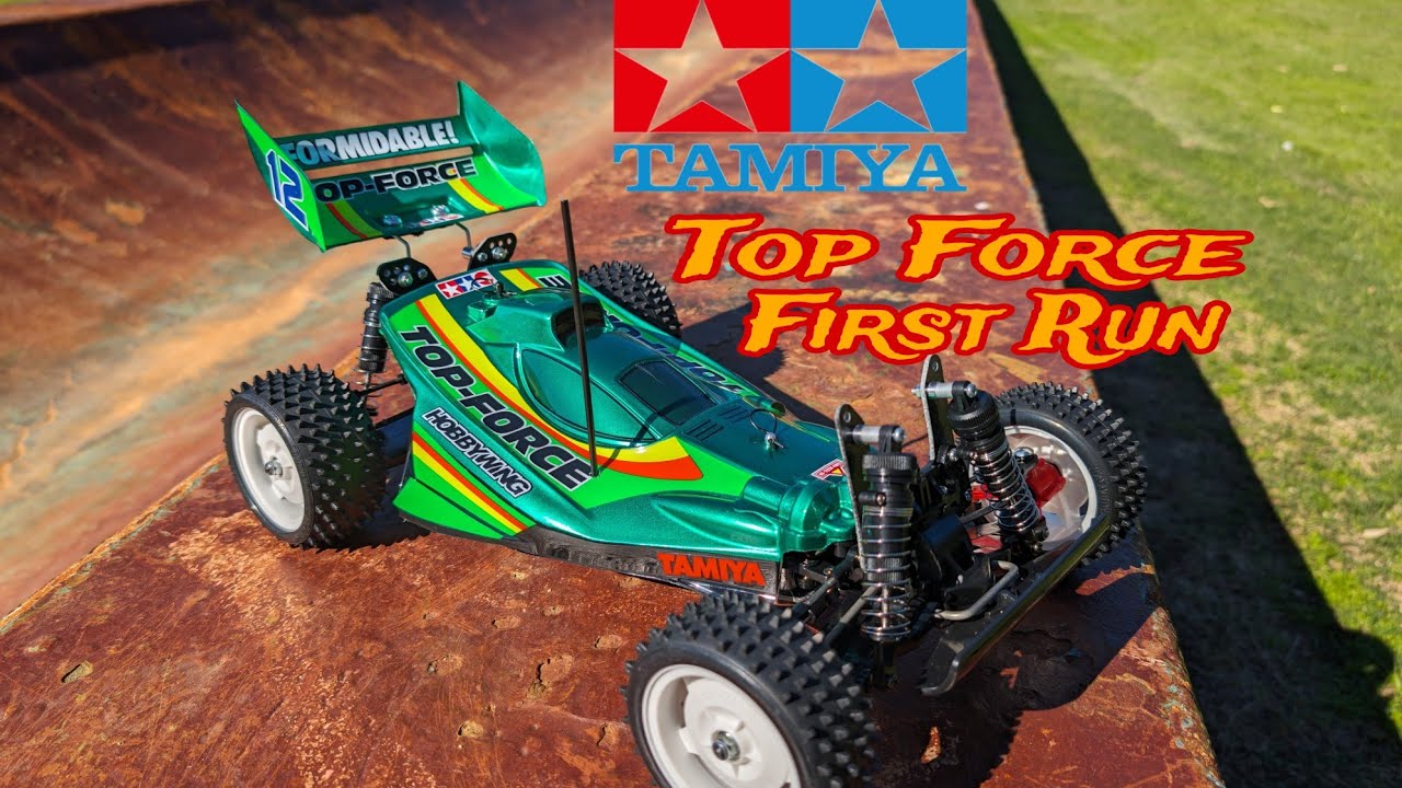 Tamiya Top Force first run , absolutely awesome