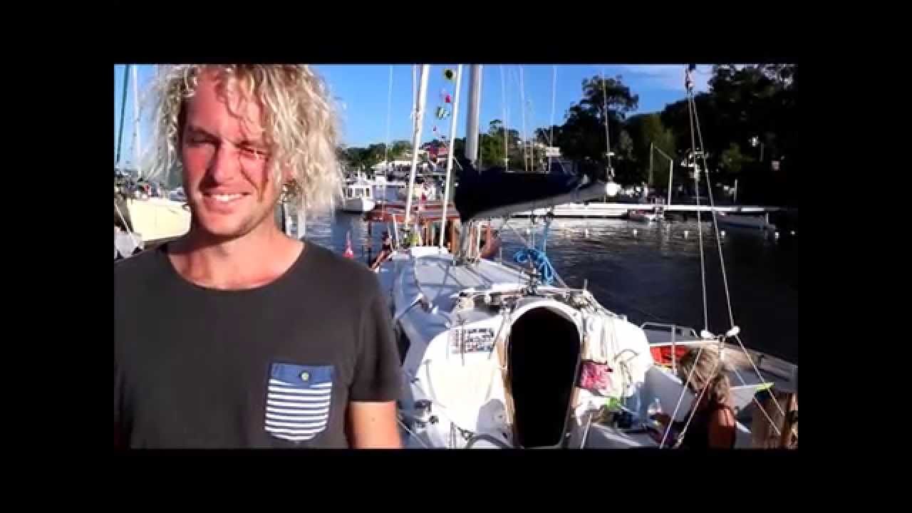 Toronto classic boat show 2015 part 1 Adam and his 24ft Spacesailer
