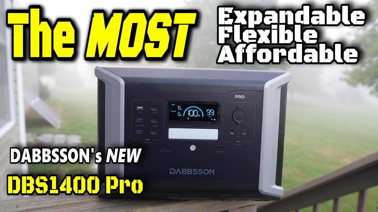 A Mid-Range Power Station that can DO IT ALL (affordably)?! Dabbsson DBS1400 Pro