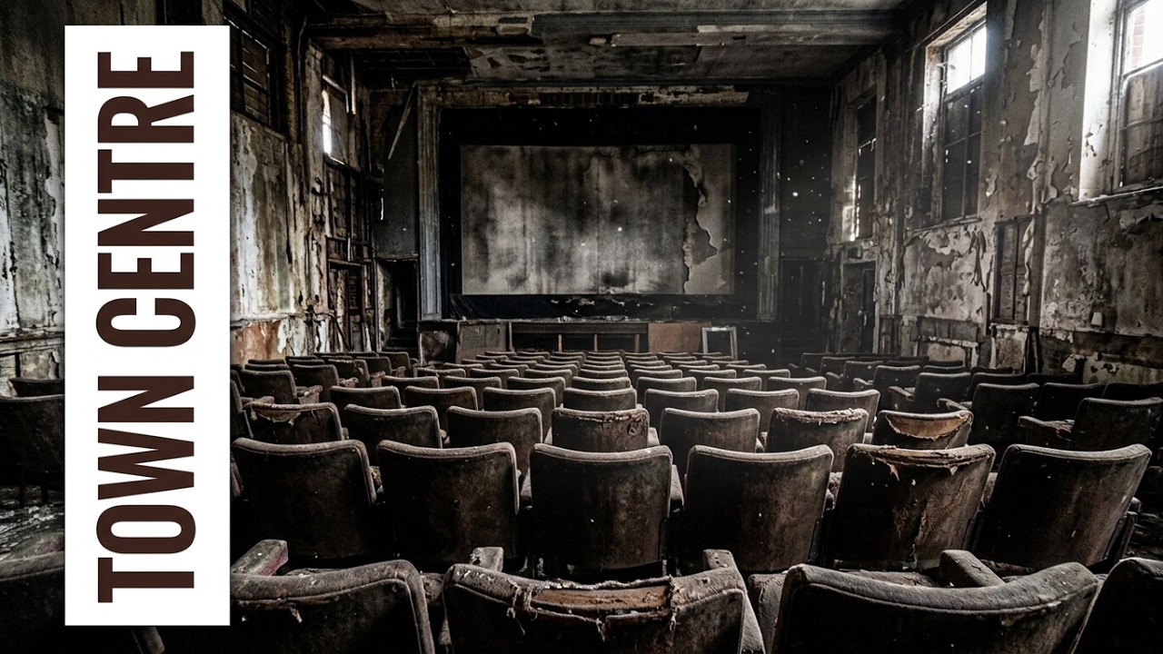 Walked around town centre & forgotten cinema 