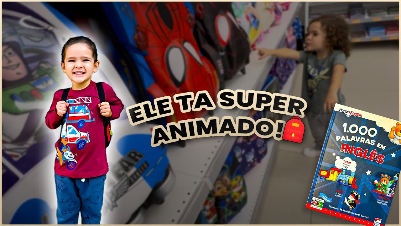 O NOAH ENTROU NA ESCOLINHA 😍