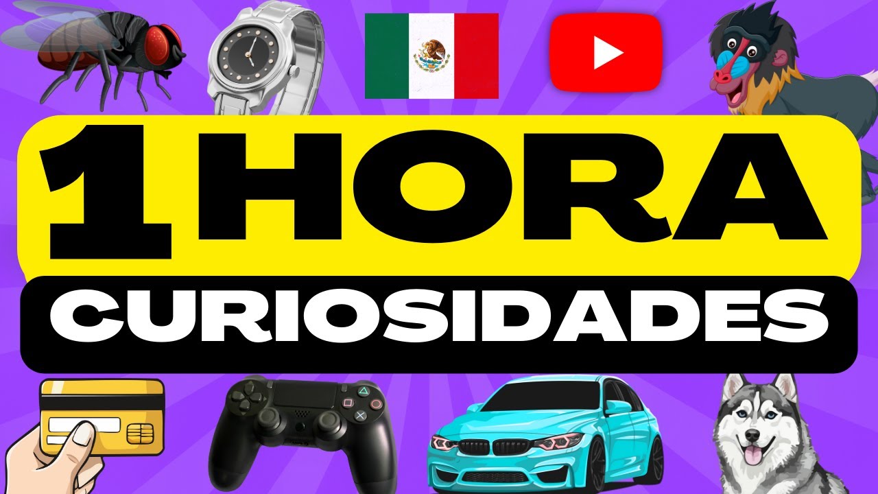 1 HORA de DATOS CURIOSOS y COSAS QUE NO SABÍAS ⏰😲